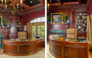 Walnut Office composite showing two different views.